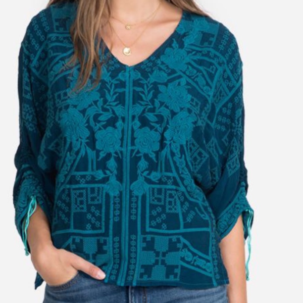 Johnny Was NWT XL Francie Blouse